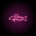 Northen searobin neon icon. Simple thin line, outline vector of fish icons for ui and ux, website or mobile application