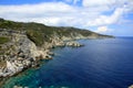 The northern coast of the island of Skopelos