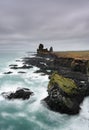 Northern cost of Iceland. Amazing Icelandic landscape at Londrangar Cliffs.