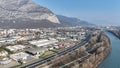 the northern entrance to the city of Grenoble