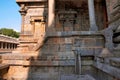 Northern entrance to the mukha-mandapa, Airavatesvara Temple, Darasuram, Tamil Nadu Royalty Free Stock Photo