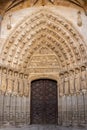 Northern entry gate of the Cathedral of Avila (Cathedral of the Saviour), Spain