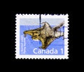 Northern Flying Squirrel Glaucomys sabrinus, Definitives 1988-93: Canadian Mammals serie, circa 1991