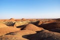 Hilly desert , central desert of Iran Royalty Free Stock Photo