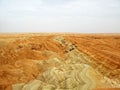 Hilly desert, central desert of Iran Royalty Free Stock Photo
