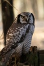 Northern hawk-owl (Surnia ulula