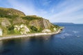 Northern Ireland. Atlantic coast, cliffs and coastal road Royalty Free Stock Photo