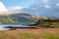 Northern Ireland. Coast and ruin of Red Bay Castle