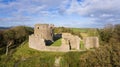 Northern Ireland. county Down. Dundrum Castle Royalty Free Stock Photo