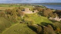 Northern Ireland. county Down. Dundrum Castle Royalty Free Stock Photo