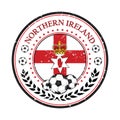 Northern Ireland football elegant shiny icon