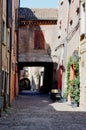 Ferrara Italy, The Medieval Quarter and it`s Alleyways