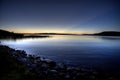 Northern Lake evening Royalty Free Stock Photo