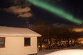 Northern Light above Gravdal Royalty Free Stock Photo