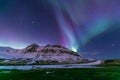 Northern Light Aurora Iceland Royalty Free Stock Photo