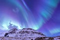 Northern Light Aurora Iceland Royalty Free Stock Photo