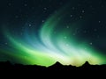 Northern lights Royalty Free Stock Photo
