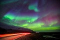 The Northern lights Aurora borealis, Iceland Royalty Free Stock Photo