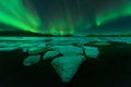 Northern lights (Aurora Borealis) in Iceland Royalty Free Stock Photo