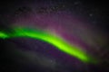 Northern Lights Aurora Borealis Iceland Scandinavia Northern Europe Royalty Free Stock Photo