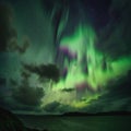 Northern Lights, Aurora Borealis in Kola Peninsula