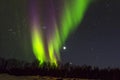 Northern Lights, Aurora Borealis, Over Snowscape
