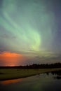 Northern lights (Aurora Borealis) Royalty Free Stock Photo