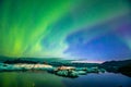 Northern Lights In Iceland Royalty Free Stock Photo