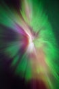 Northern lights corona above Royalty Free Stock Photo