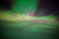 Northern lights corona above Royalty Free Stock Photo