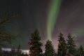 Northern lights Finnish Lapland Royalty Free Stock Photo