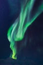 The Northern lights in the mountains of Svalbard, Longyearbyen, Spitsbergen, Norway wallpaper