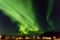 Northern lights in Myre in Norway