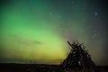 The Northern Lights on the Prairies