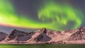 Northern lights, Senja Norway Royalty Free Stock Photo