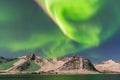 Northern lights, Senja Norway Royalty Free Stock Photo