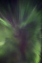 Northern lights in the shape of a corona aurora borealis