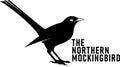 The Northern Mockingbird symbol of Texas Independence Day VECTOR