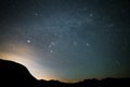 Northern Nevada Iridium Flare Royalty Free Stock Photo