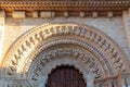 North portal of the Collegiate Church of Santa Maria la Mayor. Toro, Zamora, Spain.