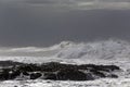 Northern portuguese seascape during storm