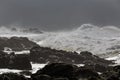 Northern portuguese seascape during storm