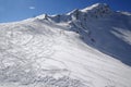 Northern slopes at the top of Mount Cheget Royalty Free Stock Photo