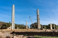 The Northern Stelae Park of Aksum, famous obelisks in Axum, Ethiopia