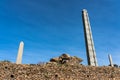 The Northern Stelae Park of Aksum, famous obelisks in Axum, Ethiopia