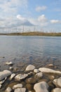 Northern Summer river landscape.