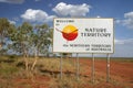 Northern Territory sign