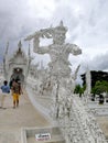Northern Thai Buddhist Religion Architecture Thailand Chiang Mai White Temple Chalermchai Kositpipat Wat Rong Khun Structure
