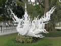 Northern Thai Buddhist Religion Architecture Thailand Chiang Mai White Temple Chalermchai Kositpipat Wat Rong Khun Structure