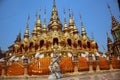 Northern Thai temple is beautiful, named Wat Phra That Suthon Mongkol Khiri Den Chai, Phrae, Thailand.
